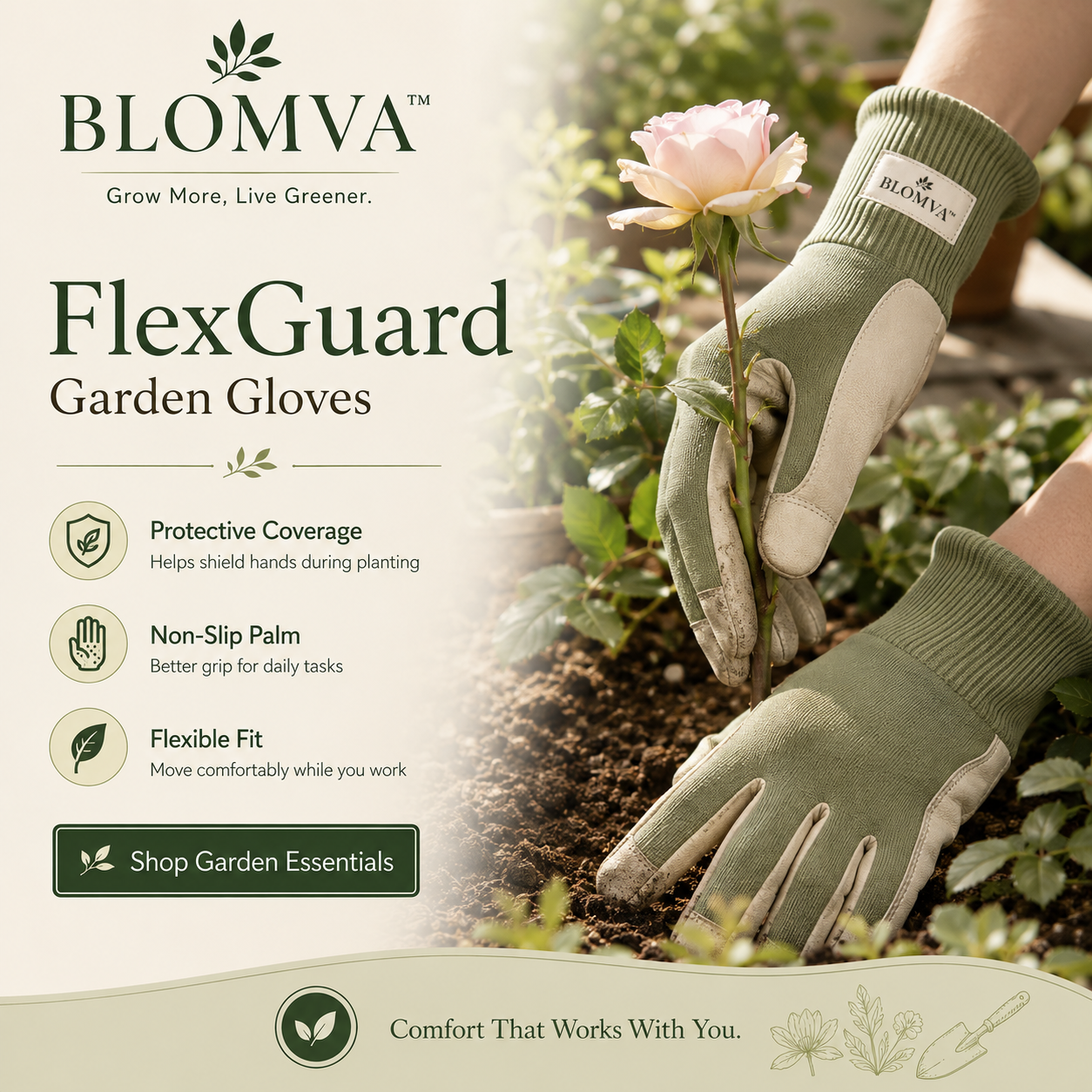BLOMVA™ FlexGuard Garden Gloves