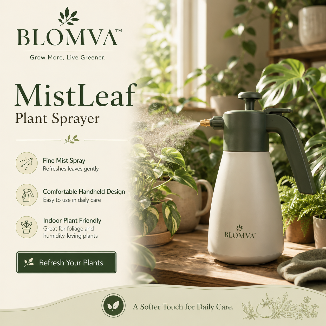 BLOMVA™ MistLeaf Plant Sprayer